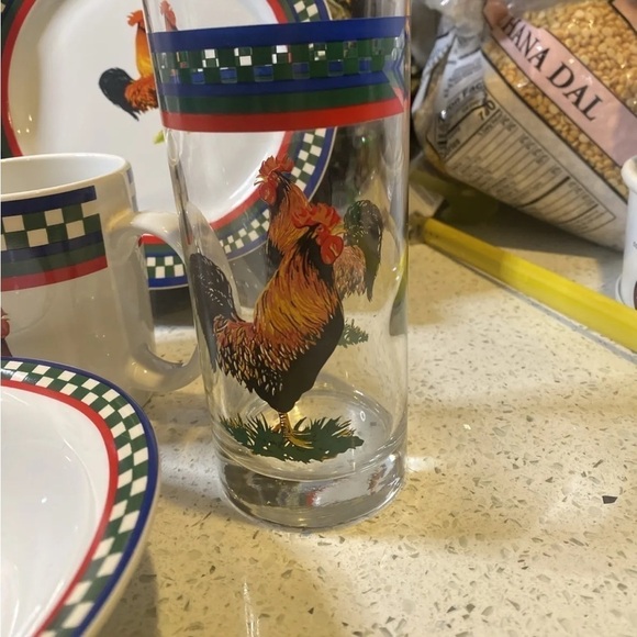 COPY - 7pc INTL Tableworks Bob Timberlake Ella's Rooster Dinner Place Setting V… - Picture 2 of 8